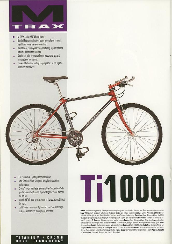 Raleigh M-Trax Ti1000 (1994) *FOR SALE* - Pedal Room