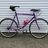 Pink Cannondale Cruiser 650 wheels