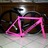 shocking pink ViSP with 3&5 spokes wheel