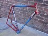 hand painted Bianchi frame, Oil based enamel- one shot