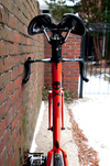 beardman bicycles orange track bike photo