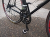 Stealth black road bike photo