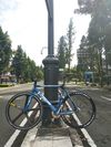 Blue VISP Fixed Gear with Aerospoke photo