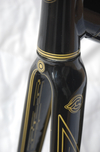 Cinelli Vigorelli BLACK/GOLD Frame Set photo