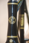 Cinelli Vigorelli BLACK/GOLD Frame Set photo