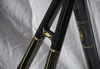 Cinelli Vigorelli BLACK/GOLD Frame Set photo