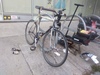 Enigmatic and well used track bike photo Enigmatic and well used track bike photo