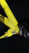 LOOK KG 396 track frame yellow photo