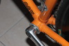 orange bicycle photo