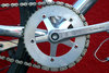 Sugino Messenger chainring on Dura-Ace cranks