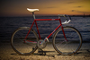 Samson Illusion- Satin red sparkly NJS photo