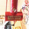 Samson Illusion- Satin red sparkly NJS photo