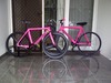 shocking pink ViSP with 3&5 spokes wheel photo