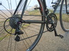 Stealth black road bike photo