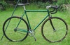 steel frame carbon fork road bike. photo