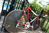 Canadian Olympic Steve Bauer Funny Bike photo