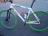 white bike photo