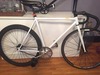 52 CM White Steel Bike (6KU) photo